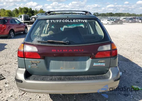 2001 Subaru Legacy Outback from USA, damaged, VIN 4S3BH665117609324